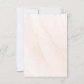 Springtime Bridal Shower Featuring Orange Blossoms サンキューカード (裏面)