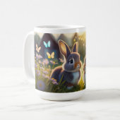 Springtime Bunnies #1 セラミックマグ コーヒーマグカップ (正面左)