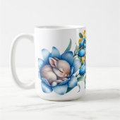 Springtime Bunnies #2 陶磁器マグカップ コーヒーマグカップ (左)