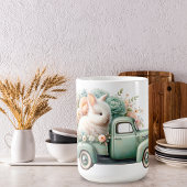 Springtime Bunnies #3 陶磁器マグカップ コーヒーマグカップ