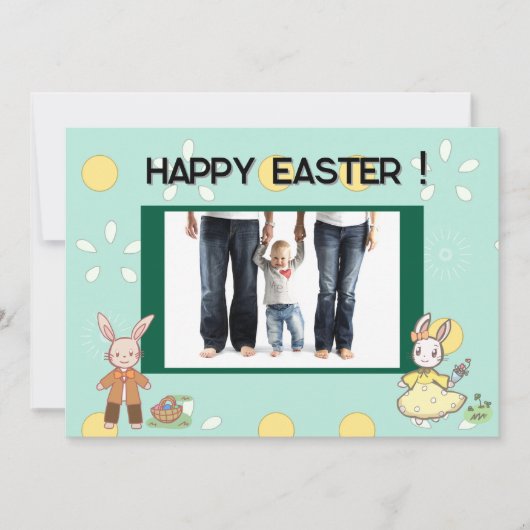 Springtime Bunny Joy Card シーズンカード (正面)