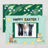 Springtime Bunny Joy Card シーズンカード (正面/裏面)