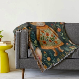 Springtime Bunny Magic  スローブランケット