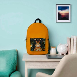 Springtime Bunny Magic  プリントバックパック