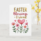 Springtime Floral Greeting Card カード (黄色い花)