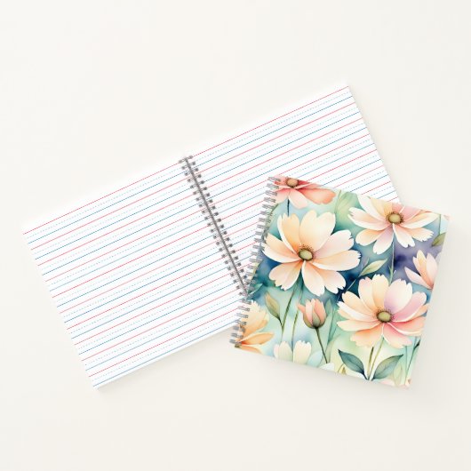 Springtime Floral Romance ノートブック (内部)