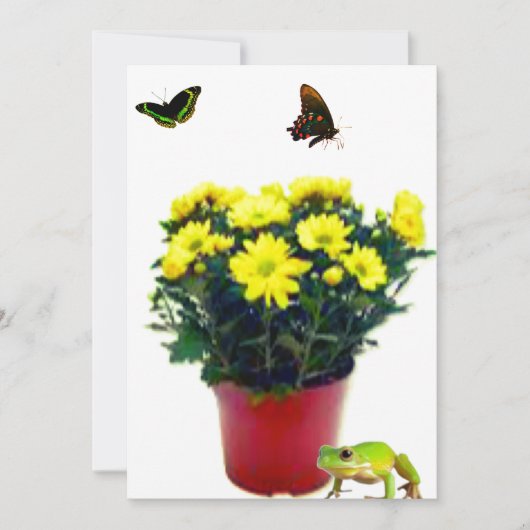 Springtime Friendsノートカード シーズンカード (正面)