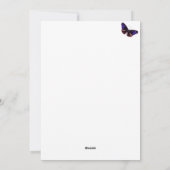 Springtime Friendsノートカード シーズンカード (裏面)