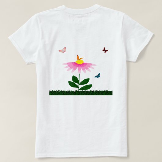 Springtime Friends Tシャツ (デザイン裏面)