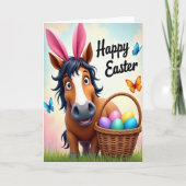 Springtime Horse Pattern Card カード (正面)