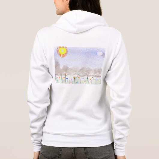 Springtime Impressionist Art Hoodie! パーカ (裏面)
