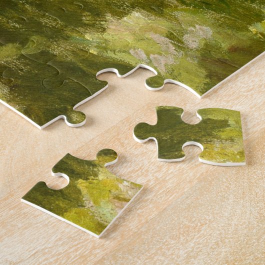 Springtime, Impressionist Portrait, Claude Monet ジグソーパズル (側面)