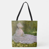 Springtime, Impressionist Portrait, Claude Monet トートバッグ (正面)