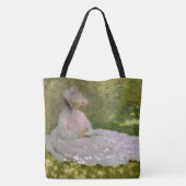 Springtime, Impressionist Portrait, Claude Monet トートバッグ (裏面)