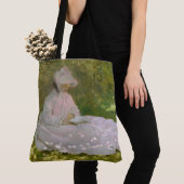 Springtime, Impressionist Portrait, Claude Monet トートバッグ (クローズアップ)