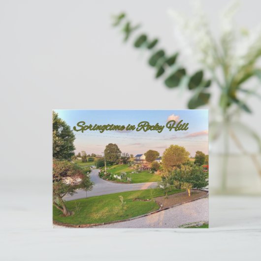 Springtime in Rocky Hill  ポストカード (スタンド正面)