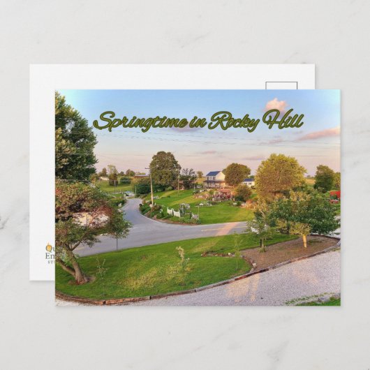 Springtime in Rocky Hill  ポストカード (正面/裏面)