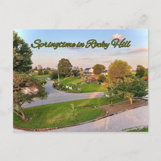 Springtime in Rocky Hill  ポストカード (正面)