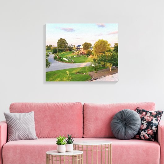 Springtime in Rocky Hill - Quiet Ember キャンバスプリント (インサイチュ (リビング))