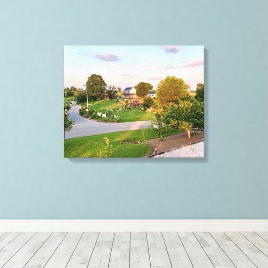 Springtime in Rocky Hill - Quiet Ember  キャンバスプリント (インサイチュ (ウッドフロア))