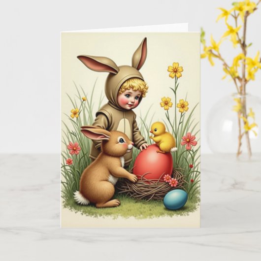 Springtime Joy Picture Card カード (黄色い花)