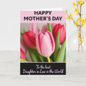 Springtime Mothers Day Bloom Card カード (黄色い花)