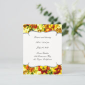 Springtime Wedding Reception Card 招待状 (スタンド正面)