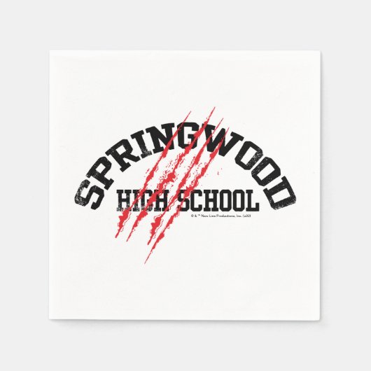 Springwood High School スタンダードカクテルナプキン (正面)