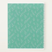 Springy: Hand-Sketched Leaves on Mint Green プランナー手帳 (裏面)