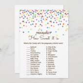 Sprinkle Baby Showerゲーム（5 x 7のサイズに対応） 招待状 (正面/裏面)