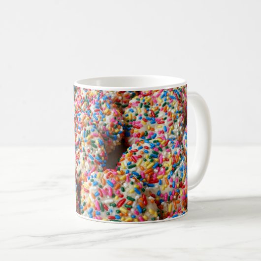 Sprinkle Cookieおもしろいベーキング写真 コーヒーマグカップ (正面右)