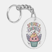 Sprinkle Kindness | カップケーキ キーホルダー (正面左)