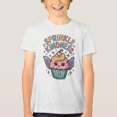 Sprinkle Kindness | カップケーキ トライブレンドTシャツ (正面)