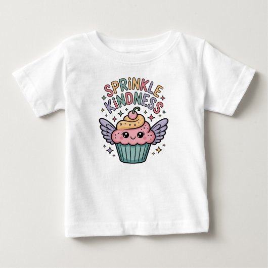 Sprinkle Kindness | カップケーキ ベビーTシャツ (正面)