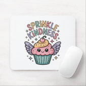 Sprinkle Kindness | カップケーキ マウスパッド (マウス)
