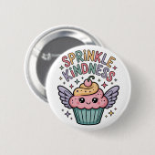 Sprinkle Kindness | カップケーキ 缶バッジ (正面&裏面)