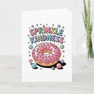 Sprinkle Kindness ドーナツ カード