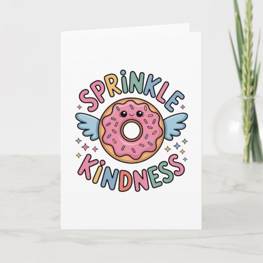 Sprinkle Kindness | ドーナツ カード (正面)