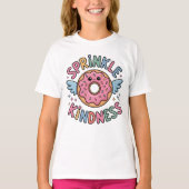 Sprinkle Kindness | ドーナツ キッズ Tシャツ (正面)