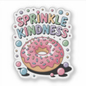 Sprinkle Kindness | ドーナツ シール (正面)
