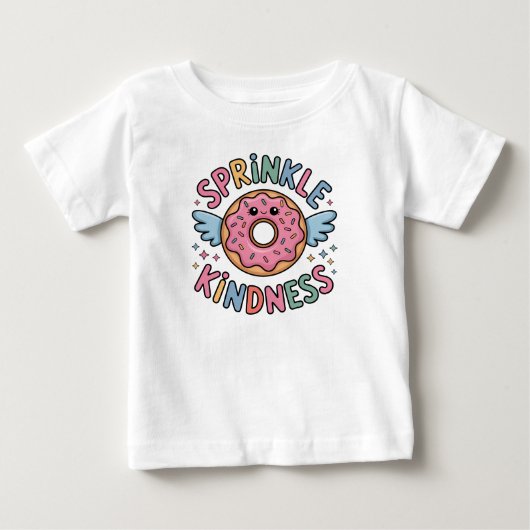 Sprinkle Kindness | ドーナツ ベビーTシャツ (正面)
