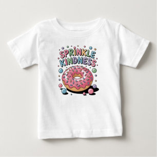 Sprinkle Kindness ドーナツ ベビーTシャツ