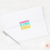 Sprinkle Kindness: 励ましの言葉 ラウンドシール (封筒)