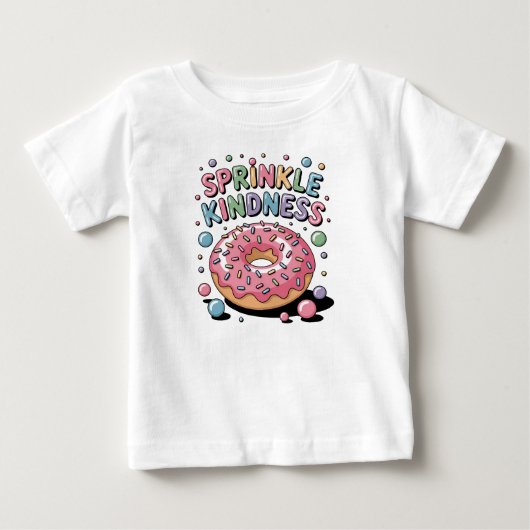 Sprinkle Kindness | Donut ベビーTシャツ (正面)
