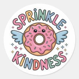 Sprinkle Kindness | Donut ラウンドシール