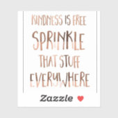 Sprinkle Kindness Everywhere シール (シート)