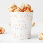 Sprinkle Ribbon Baby Shower Paper Cups 紙コップ