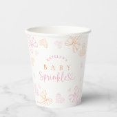 Sprinkle Ribbon Baby Shower Paper Cups 紙コップ (正面)