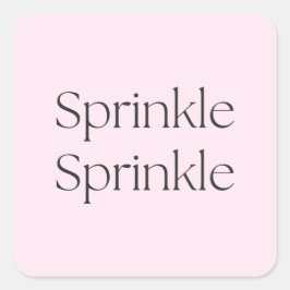 Sprinkle SprinkleステッカーI Shera Seven スクエアシール