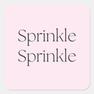 Sprinkle SprinkleステッカーI Shera Seven スクエアシール